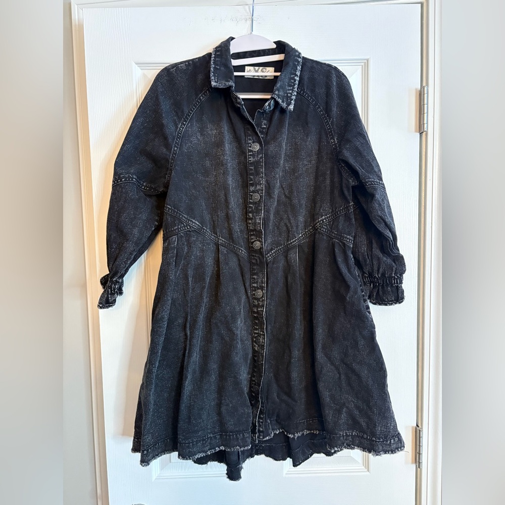 🌮We The Free Sammi Denim Mini Dress, XS - Picture 2 of 8